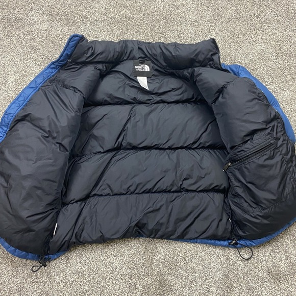 North Face 700 Down Jacket Mens Large Nuptse Puffer Stow Pocket Winter Coat - Picture 10 of 12